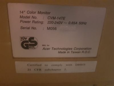 Acer CGA/EGA
